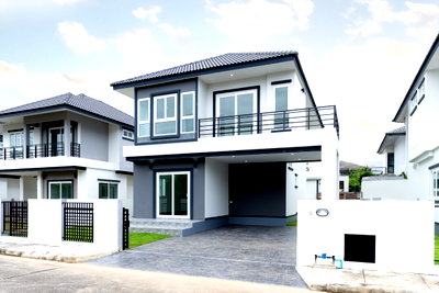 บ้านเดี่ยว ม.พายัพวิทยาเขตแก้วนวรัฐ : บ้านเดี่ยว 2 ชั้น ใกล้เซ็นทรัลเชียงใหม่  ในโครงการพร้อมคลับเฮ้าส์ และสระว่ายน้ำ  ระบบรักษาความปลอดภัยที่ดี     #C4MG100528