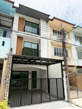 ขายทาวน์โฮม : หมู่บ้านสรานนท์ ปากเกร็ด ขนาด 18 ตารางวา 4 ห้องนอน 3 ห้องน้ำ ตกแต่งใหม่พร้อมอยู่