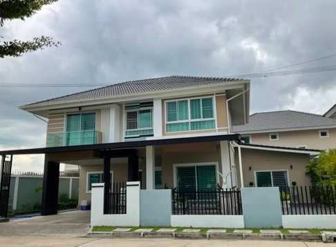 ขายบ้านเดี่ยว 2 ชั้น ในโครงการบ้านกาญจน์กนก 12 เฟส 2 เชียงใหม่ ใกล้โรงพยาบาลกรุงเทพ (H536) T.0946511456