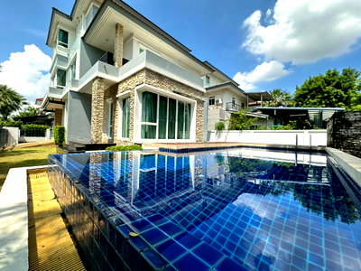 บ้านเดี่ยวให้เช่า : เช่า ขาย บ้านเดี่ยวโครงการ แกรนด์ บางกอกบูเลอวาร์ด พระราม9 ศรีนครินทร์ 