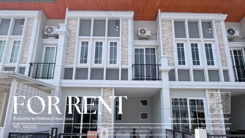 R-120 ✨ ให้เช่า Golden Town Charoenmuang – Superhighway บ้านสวย ทำเลดี ใกล้เซ็นทรัลเฟสติวัลเชียงใหม่ พร้อมเข้าอยู่