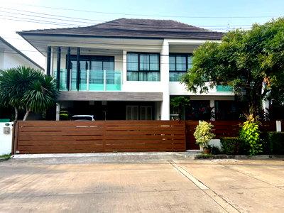 บ้านเดี่ยวให้เช่า : 🏠 ให้เช่าบ้าน : Blue Lagoon 2 Bangna - Wongwaen (บลูลากูน 2 บางนา - วงแหวน)   รหัสทรัพย์ | 📌LNP-H1055