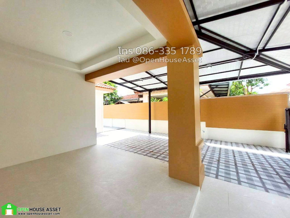 รูป บ้านเดี่ยวฟ้ากรีนพาร์ค เฟส 2 รีโนเวทใหม่  พื้นที่กว้าง 177 ตร.ม. ฟังก์ชันครบ เดินทางสะดวกเชื่อมต่อพหลโยธิน-ลำลูกกา-รังสิต - รูปที่ 10/19