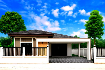 Houses for sale Phitsanulok Airport : Budget-Friendly Single-Detached House in Phitsanulok