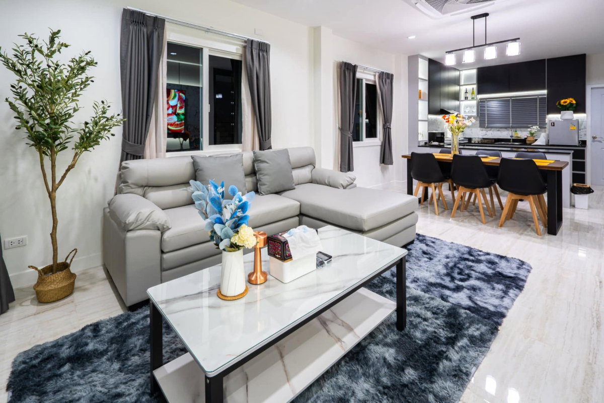 รูป 🏡 ให้เช่าบ้านเดี่ยว ปาล์มวิลล์โชตนา ทำเลศักยภาพ ใกล้เมือง พร้อมเข้าอยู่ - รูปที่ 3/15