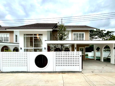 บ้านเดี่ยว เชียงใหม่ไนท์ซาฟารี : Luxury Pool Villa 2 ชั้น สไตล์ Koji พร้อมสระว่ายน้ำส่วนตัว ทำเลเซ็นทรัล เชียงใหม่ แอร์พอร์ต #C7MG100771