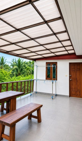 รูป วัดเขาศรีวิชัย รร.บ้านท่าอิฐ 1 กม.บางโพธิ์ สุราษฎร์ธานี AIRBNB บนที่ดิน 3 ไร่ คฤหาสน์หรู 3นอน 3น้ำ 189 ตร.ม. - รูปที่ 7/8