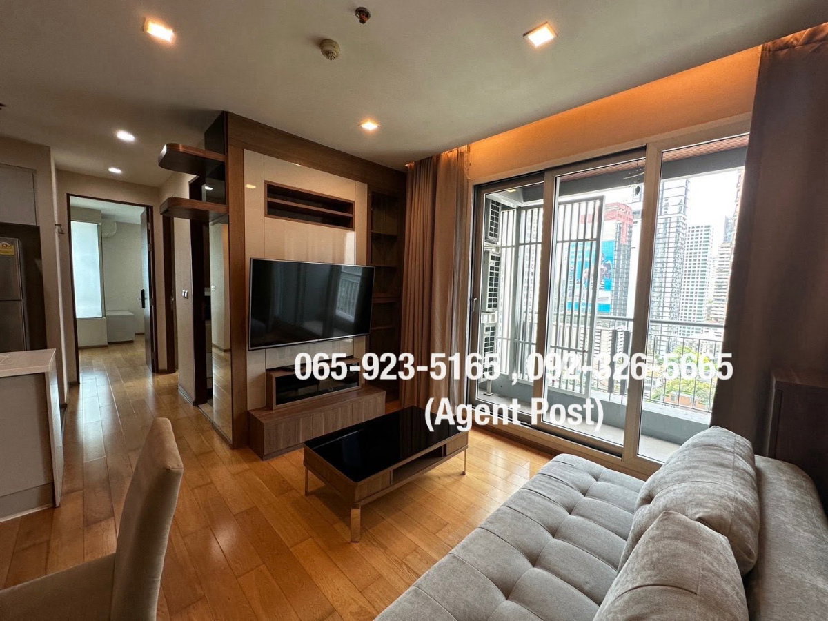 รูป 2ห้องนอนพร้อมอยู่ 🔥เช่าด่วน🔥 THE ADDRESS ASOKE (MRTเพชรบุรี) - รูปที่ 1/6