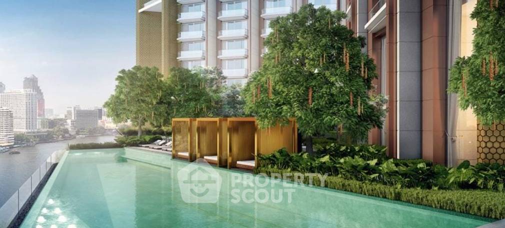 รูป 3 ห้องนอน 146 ตร.ม. ชั้นสูง ที่ Magnolias Waterfront Residences ใกล้ BTS สะพานตากสิน (ID 3010609) - รูปที่ 3/3