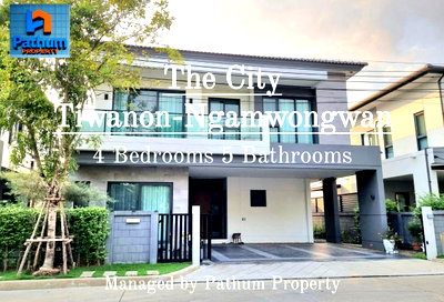 เช่าบ้านเดี่ยว สถานีรถไฟฟ้าแคราย :  (60000) Luxury House for Rent Nonthaburi Tiwanon ngamwongwan – Ideal for Expats  𝐓𝐡𝐞 𝐜𝐢𝐭𝐲 𝐭𝐢𝐰𝐚𝐧𝐨𝐧 𝐧𝐠𝐚𝐦𝐰𝐨𝐧𝐠𝐰𝐚𝐧