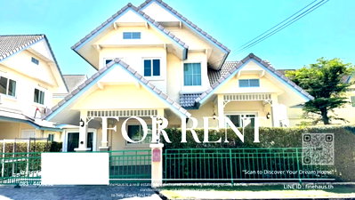 Houses for rent San Sai Chiang Mai : R-124  House for Rent 📍 Nonnipa Village Phase 1, Chiang Mai