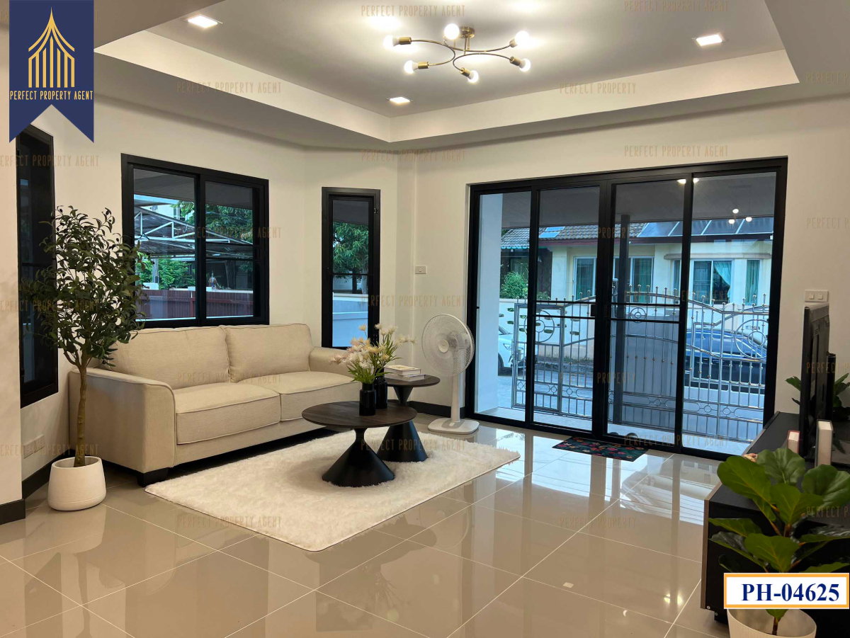 รูป ขายบ้านเดี่ยว ชัยพฤกษ์ 1 คุ้มเกล้า สุวินทวงศ์ ลาดกระบัง รีโนเวทใหม่พร้อมอยู่ แถมแอร์ เฟอร์นิเจอร์ครบครัน  - รูปที่ 12/37