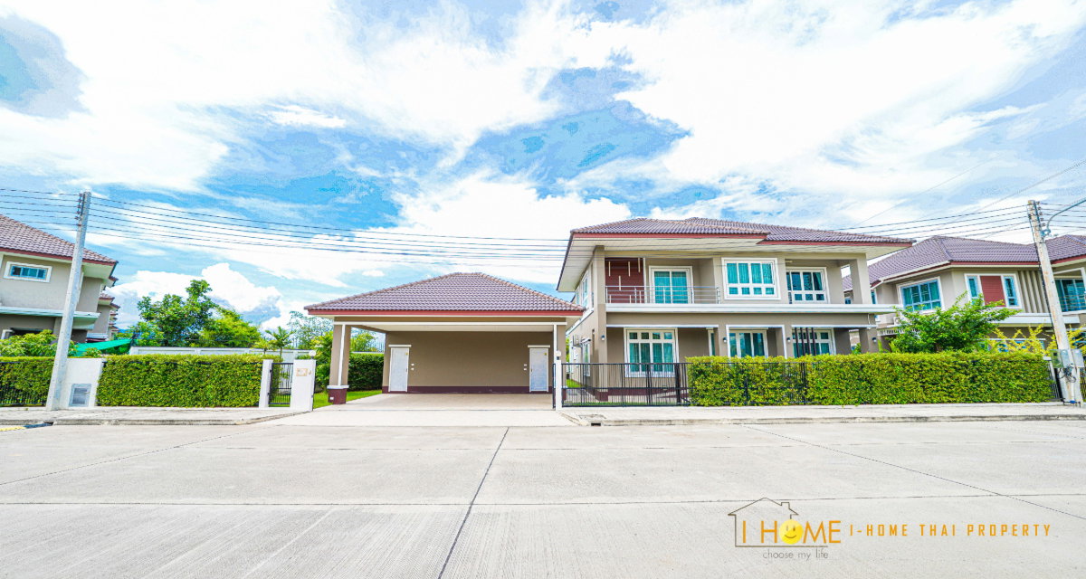 บ้านเดี่ยว 2 ชั้นให้เช่า ในโครงการคุณภาพ พร้อมคลับเฮ้าส์และสระว่ายน้ำ # ASP-H0236