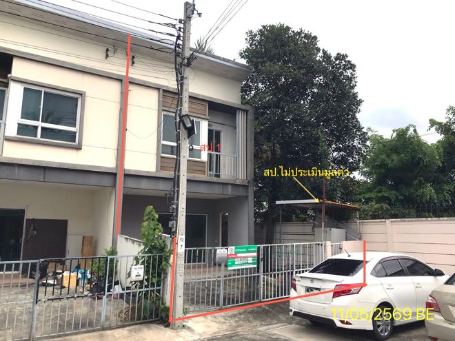 รูป ทาวน์เฮ้าส์ 24.8 ตร.วา วิลเลต ไลท์ รัตนาธิเบศร์ บางใหญ่ นนทบุรี 1.9M - รูปที่ 1/39