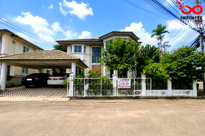 บ้านเดี่ยว ถนนเฉลิมพระเกียรติ ร.9 : ขายบ้านเดี่ยว 2 ชั้น หลังมุม 62.4 ตรว. ชวนชื่น อ่อนนุช - วงแหวน สุขาภิบาล2 - ถนนกาญจนาภิเษก