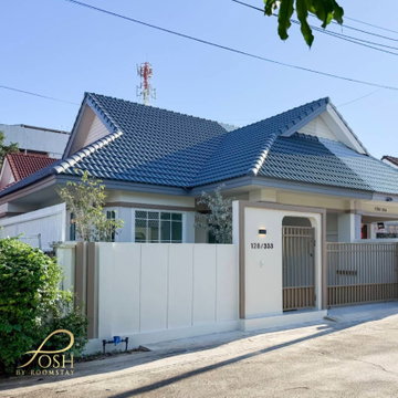 บ้านแฝดชั้นเดียวรีโนเวทใหม่ หมู่บ้านท็อปแลนด์ รัษฎา สามกอง หนึ่งในโซนที่ใช้ชีวิตง่ายที่สุดในภูเก็ต เดินทางสะดวกใกล้บายพาส