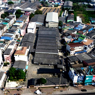 โรงงาน ม.เอเชียอาคเนย์ : ขาย โรงงาน ต.อ้อมน้อย อ.กระทุ่มแบน จ.สมุทรสาคร 14,970 ตรม 15 ไร่ 1 งาน 71 ตรว