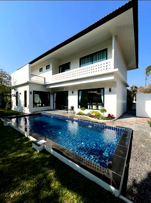 บ้านเดี่ยว เชียงใหม่ไนท์ซาฟารี :  ขายพูลวิลล่า 2 ชั้น สไตล์โมเดิร์น พร้อมสระว่ายน้ำส่วนตัว  #C7MG100916