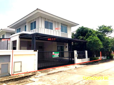 บ้านเดี่ยว เซ็นทรัล พลาซ่า เวสต์เกต : บ้านเดี่ยว 50.4 ตร.วา เพอร์เฟค พาร์ค บางใหญ่ นนทบุรี 4.4M