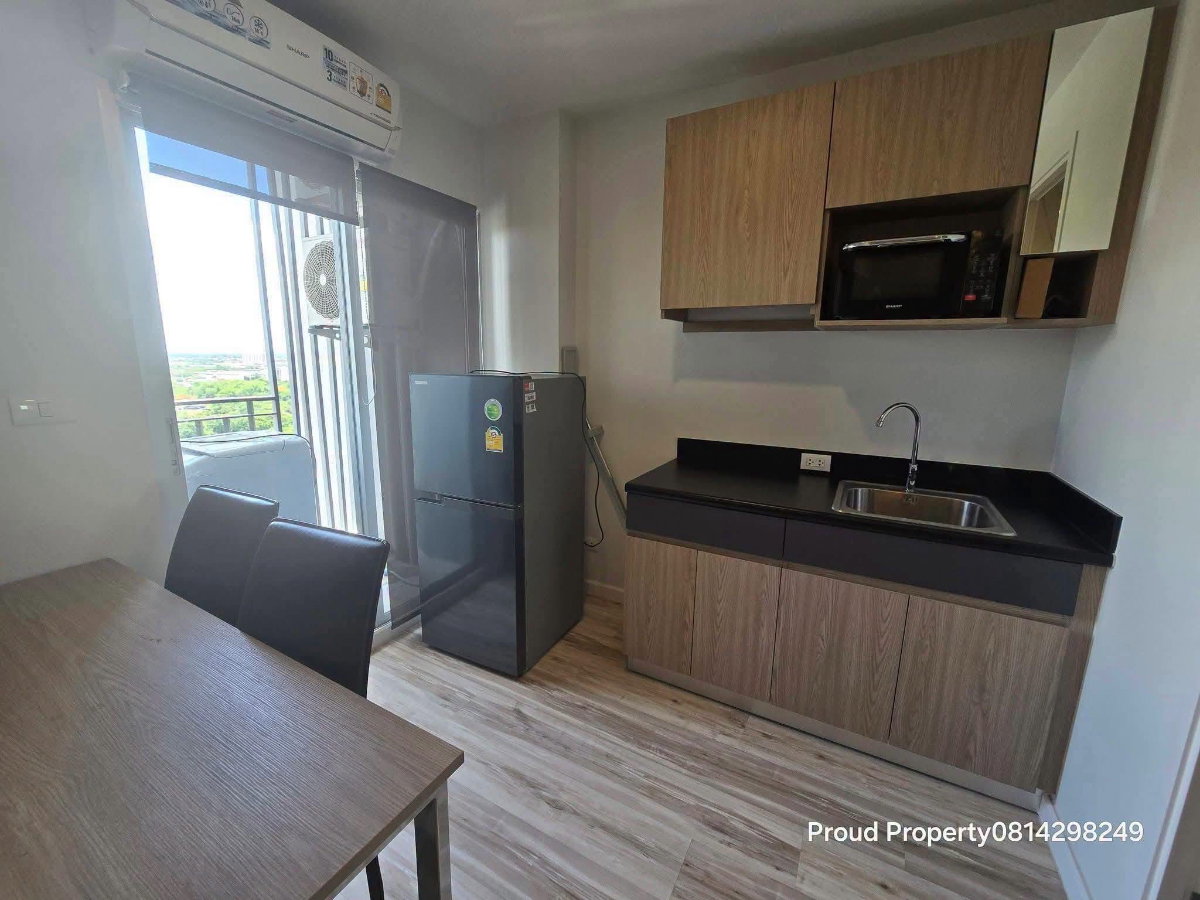 picture For Rent: Plus Condo Korat in Nakhon Ratchasima Room size: 27 sq.m. Located on the 17th floor Rental price: Only 8,000 THB/month. - 4/10
