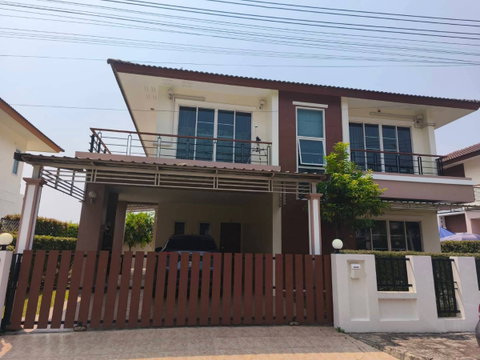 บ้านเดี่ยว 3 ห้องนอน ให้เช่า โครงการเดอะเซลิโอ หางดง-เชียงใหม่ เลี้ยงสัตว์ได้ (R1275) T.0946511456