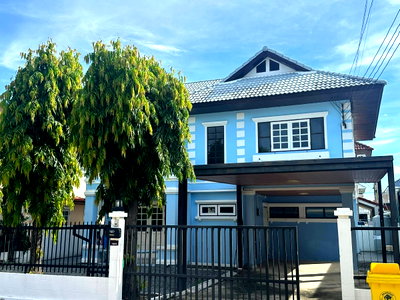 บ้านเดี่ยวให้เช่า : บ้านเดี่ยว 2 ชั้น : บ้านมณียา รัตนาธิเบศร์ | 3 ห้องนอน 2 ห้องน้ำ มีห้องแม่บ้าน ใกล้ Central Westgate