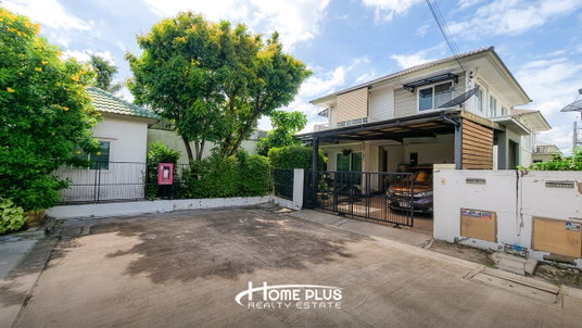2-storey detached house for sale, Chaiyapruek Village, Rattanathibet-Wongwaen, Bang Yai, Nonthaburi, Lang Rim house, ready to move in.