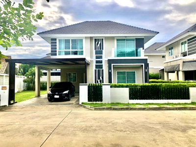 เช่าบ้านเดี่ยว เชียงใหม่ : บ้านเดี่ยว2ชั้น พร้อมคลับเฮ้าส์สระว่ายน้ำในโครงการ #สันทราย- ราคา 29,000/เดือน  #A4-H0453