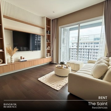 Rental Condo ð The Saint Residences, 2BR 64.2 sq.m. 33K ð Minimal Luxury Design, Beautiful Unit, Near MRT Phahon Yothin