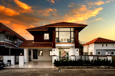 เช่าบ้านเดี่ยว วิทยาลัยเชียงใหม่บริหารธุรกิจนานาชาติ : ปล่อยเช่า บ้านเดี่ยว 4 ห้องนอน โครงการ Chiangmai Perfect home สารภี ใกล้สนามบินเชียงใหม่ (R1273) T.0946511456