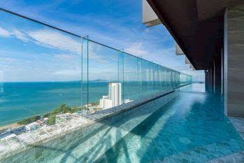 ให้เช่า The Panora Pattaya คอนโดหรู เขาพระตำหนัก ซอย 5 Sky Pool, City View  (CPT028)