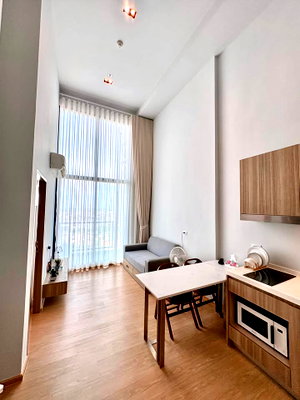Condos for rent : Altitude Unicorn | Rare Loft 2BR for Rent 🚆 Steps from BTS + Rare Loft Design + Unblocked City View = The Perfect Home