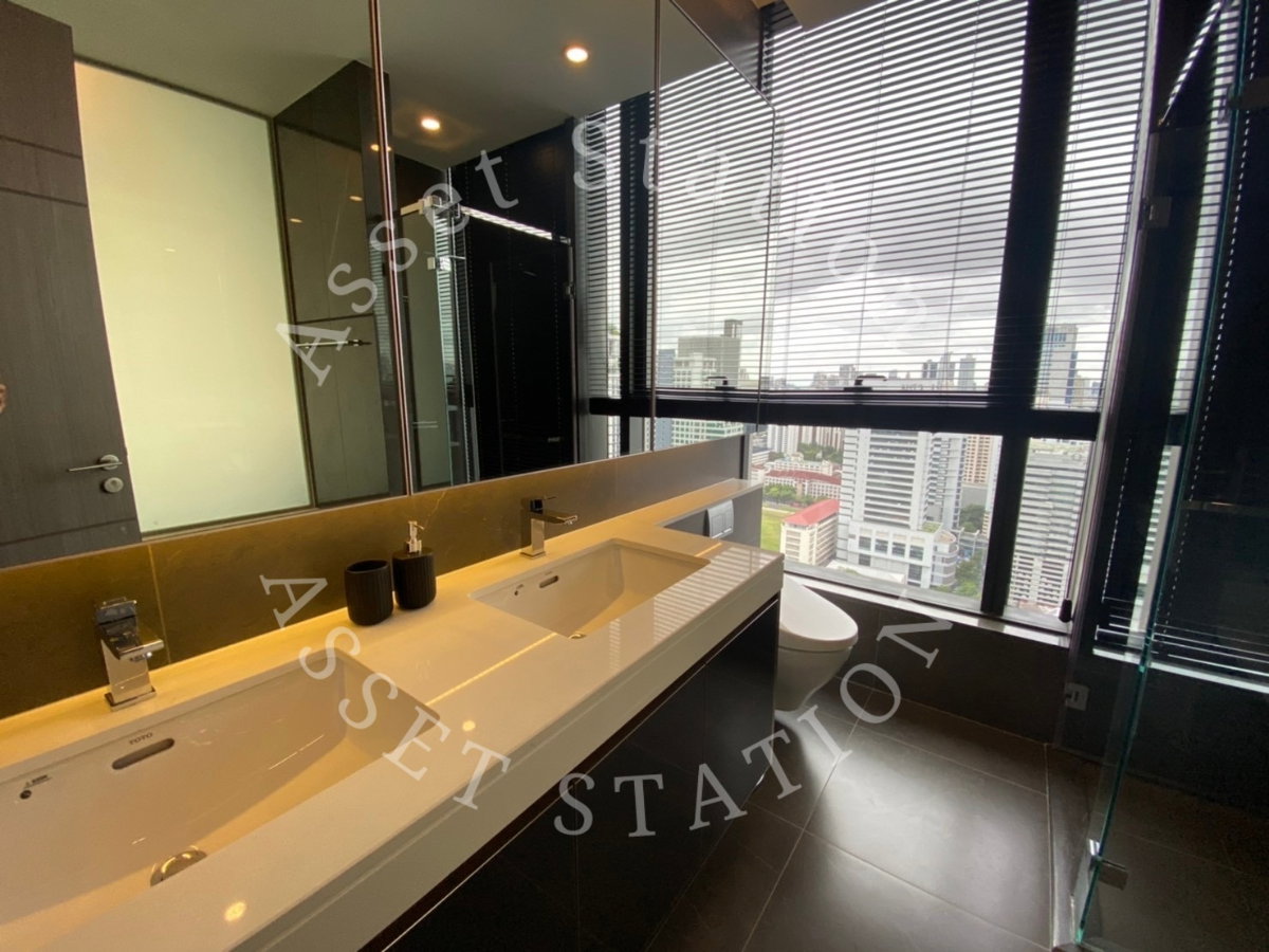 รูป 💎THE ESSE at SINGHA COMPLEX ห้อง 2 ห้องนอน ชั้นสูงวิวเมือง เฟอร์ครบพร้อมอยู่ ✨ใกล้ BTS อโศก - รูปที่ 11/12