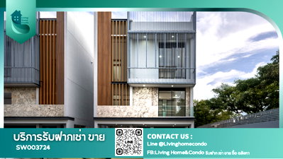 ขายบ้านเดี่ยว : ขายบ้านเดี่ยวสุดหรู Modern Luxury 3 ชั้น มีลิฟต์ส่วนตัว พร้อมอยู่ฟังก์ชันครบระดับ Premium โครงการ 𝐏𝐑𝐄𝐄𝐂𝐇𝐀 รามคำแหง–กรุงเทพกรีฑา-SW003724