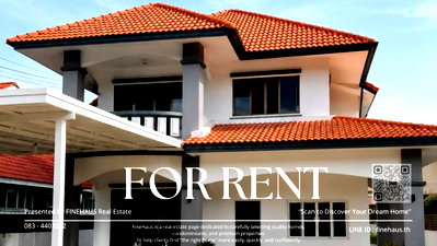 Houses for rent San Sai Chiang Mai : R-136 House for Rent  📍Pimuk 1, Ruamchok Area, Chiang Mai 🌿 Spacious Family Home with Large Private Garden