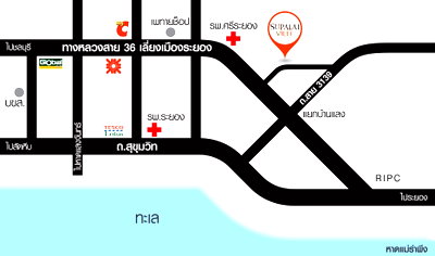 Houses for rent Rayong : New house for rent at Supalai Ville, Rayong