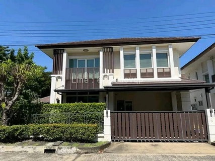 Sss567 For Sale: Corner detached house, The Centro Onnuch-Wongwan, South facing, ready to move in.