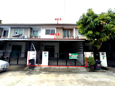 ขายทาวน์โฮม : ทาวน์เฮ้าส์ 18.1 ตร.วา บ้านพฤกษา 38/3 (ชัยพฤกษ์-วงแหวน) ไทรน้อย นนทบุรี 1.2M