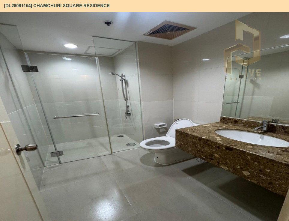 รูป DL26061154 ให้เช่าคอนโด จามจุรี สแควร์ เรสซิเด้นส์ (Chamchuri Square Residence) ใกล้ MRT สามย่าน พร้อมเข้าอยู่ โทรด่วน 0614453194 LineID @952jdxxk - รูปที่ 7/15