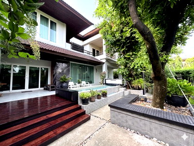 บ้านเดี่ยว ท่าเรือบางกะปิ : หมู่บ้าน 39 Exclusive มีพื้นที่ขนาดใหญ่ 188 ตารางวาพื้นที่ใช้สอย 575  ตารางเมตร