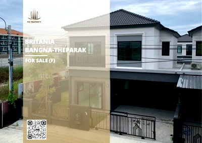 ขายบ้านเดี่ยว : บ้านเดี่ยวขายด่วน ✨ Britania Bangna-Theparak ✨ 3 ห้องนอน 3 ห้องน้ำ ติดถนนใหญ่เทพารักษ์