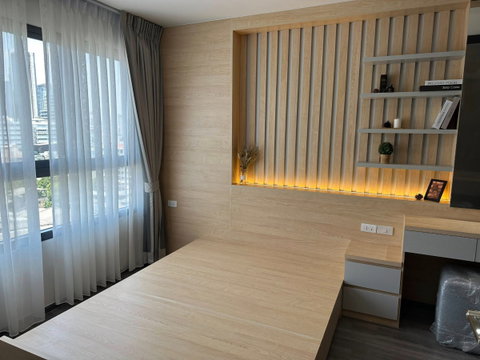 Ideo Chula Samyan【𝐑𝐄𝐍𝐓】🔥 Beautiful, cozy room decorated in Muji style. Complete amenities and convenient location. 🔥 Contact Line ID: @hacondo