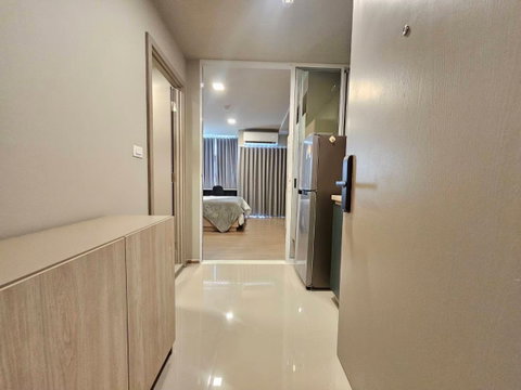 For Rent 🚩 Dcondo Panaa, 26.85 sq.m., fully furnished, beautiful unblocked view ✨ Rent: 9,000 THB