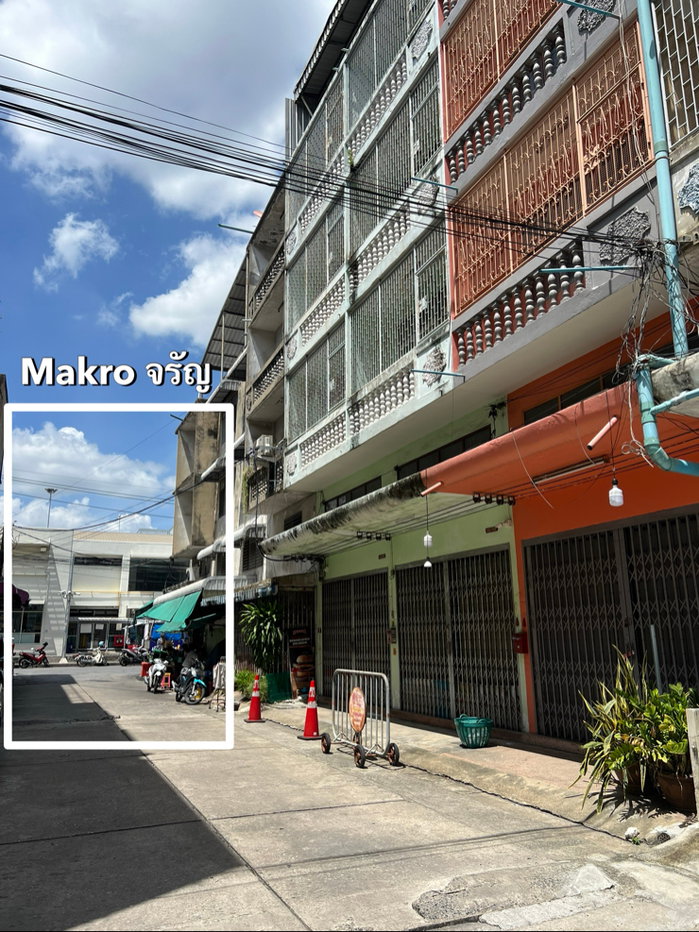 รูป ให้เช่าตึกแถว ซอยจรัญ 37 ทำเลดี ตรงข้าม Makro จรัญฯ - รูปที่ 2/7