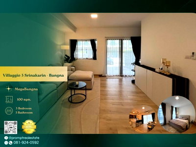เช่าบ้านเดี่ยว สมุทรปราการ : UV01940 - Villaggio 3 Srinakarin - Bangna : MegaBangna