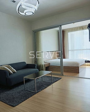 1 Bed Large Room City View Super High Fl. 30+ Fully furnished Good Location Next to MRT MRT Huai Khwang 50 m @ Rhythm Ratchada - Huai Khwang