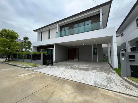 Single house for rent, Centro Vibhavadi (Centro Vibhavadi), beautiful corner house, good location. Ready to move in (H6908)
