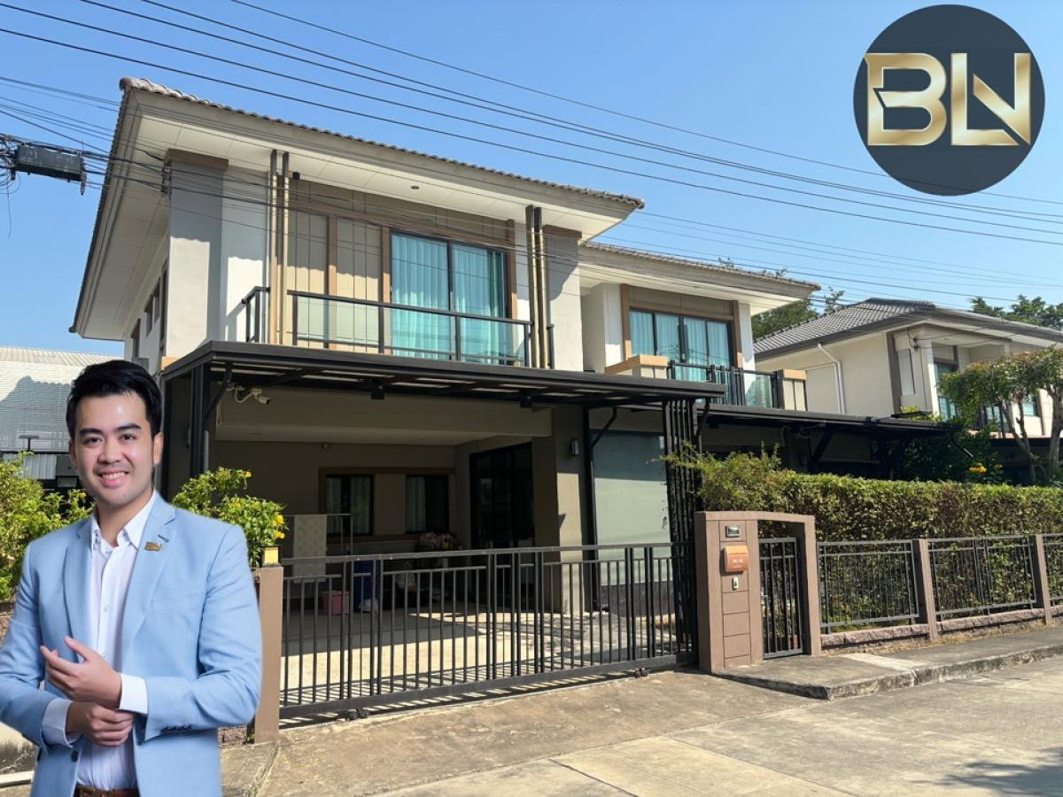 รูป ให้เช่า หนึ่งในบ้านที่มูลค่าตกแต่งสูงสุดในโครงการ "ภัสสร เพรสทีจ บางนา-สุวรรณภูมิ" ใกล้เมกาบางนาและสนามบินสุวรรณภูมิ - รูปที่ 1/27