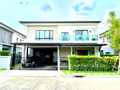 บ้านเดี่ยวให้เช่า : เช่าบ้านเดี่ยว 2 ชั้น The City ราชพฤกษ์-ปิ่นเกล้า 62 ตรว. ซอยท้าย สงบ หน้าบ้านไม่ตรงใคร จอดรถสบาย!!!!