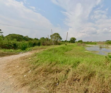 Land for sale at Khum Klao 17, Soi 6, Lat Krabang, 186 square wah. Suitable for building a house, warehouse, or investment. (N.2205)
